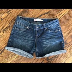 Levi Midi Denim Shorts (size 5)